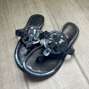Tory Burch Navy Blue Sandals